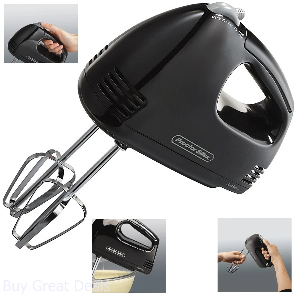 New Electric Hand Mixer 5 Speed Handheld Blender Whisker Mixing Tool Bake  Cook