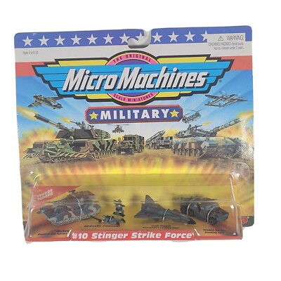Micro Machines Military #10 Stinger Strike Force Vintage Sealed New Old Stock