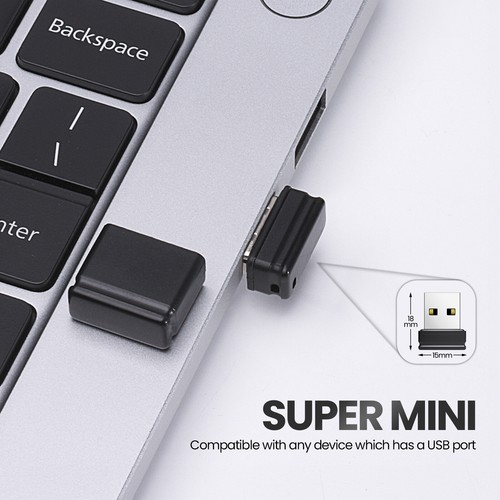 Super Mini USB Flash Drive Black Pen Drive Creative Business Gifts Memory Stick - Bild 6 von 9