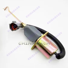 Stop Solenoid Valve 32A87-15100 12V for Mitsubishi ECOMAT Shovel S4S-Z1DT61ES