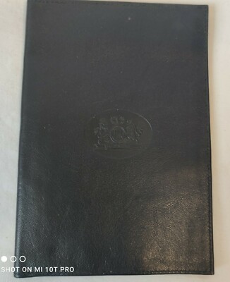 Philip Morris Pouch Genuine Leather Purse Passport. Mint Rare 