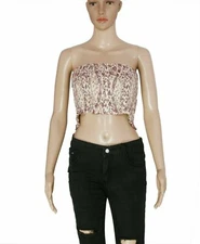 Isabel Marant Étoile Floral Printed Smocked Strapless Tube Bra Cami Top New XS