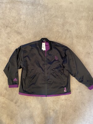 Adidas Dame 8 Inn Jacket / Damian Lillard - Size 2XL Black Purple NBA