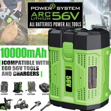 For EGO Power+ 56V 10.0 Ah Battery with Upgraded Fuel Gauge (3rd Generation)