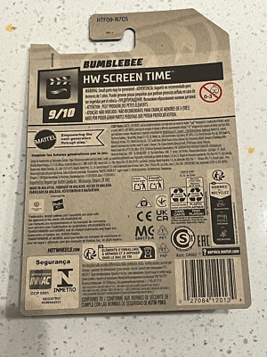Hot Wheels Bumblebee (Gold) 2024 186/250 Transformers Screen Time