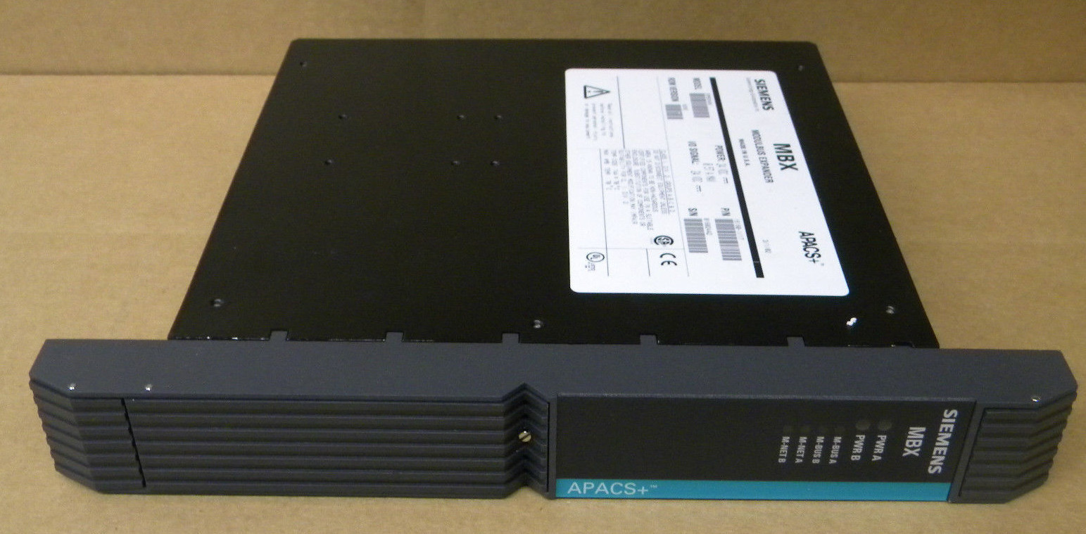 Apacs Module Rack Siemens Apacs MBX Modulbus Expander Module 39mbxnan 16180-1/17 for sale ...