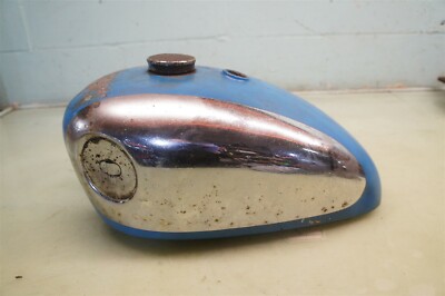 1958 BSA A10 R Rocket A10 A7 Golden Flash Pre-Unit *2538 GAS TANK BLUE 