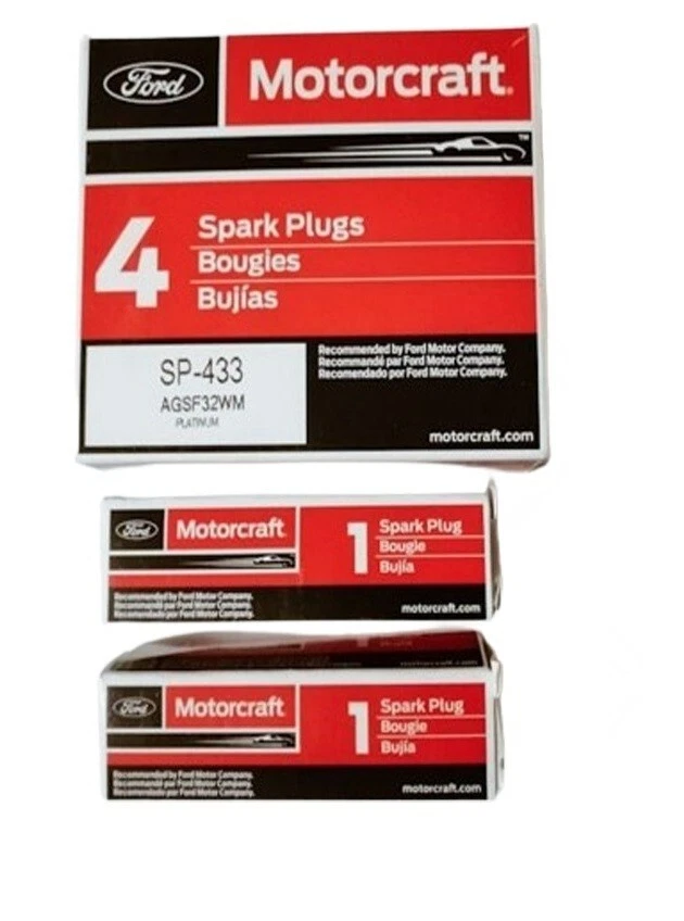 Motorcraft SP433 Spark Plug Set Of 6 For Ford Mercury Mazda NEW - Image 2 of 2