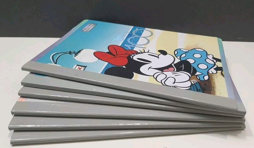 Posten 6 Disney 100 Jahre Mickey Schule Komposition Notizbücher je 50 Seiten Aufkleber  - Bild 3 von 13