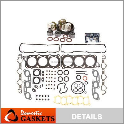 Head Gasket Set Timing Belt Kit Fit 90-97 Infiniti Nissan 300ZX VG30DE VG30DETT