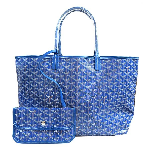 GOYARD Saint Louis PM ST LOUIS Tote Bag Blue