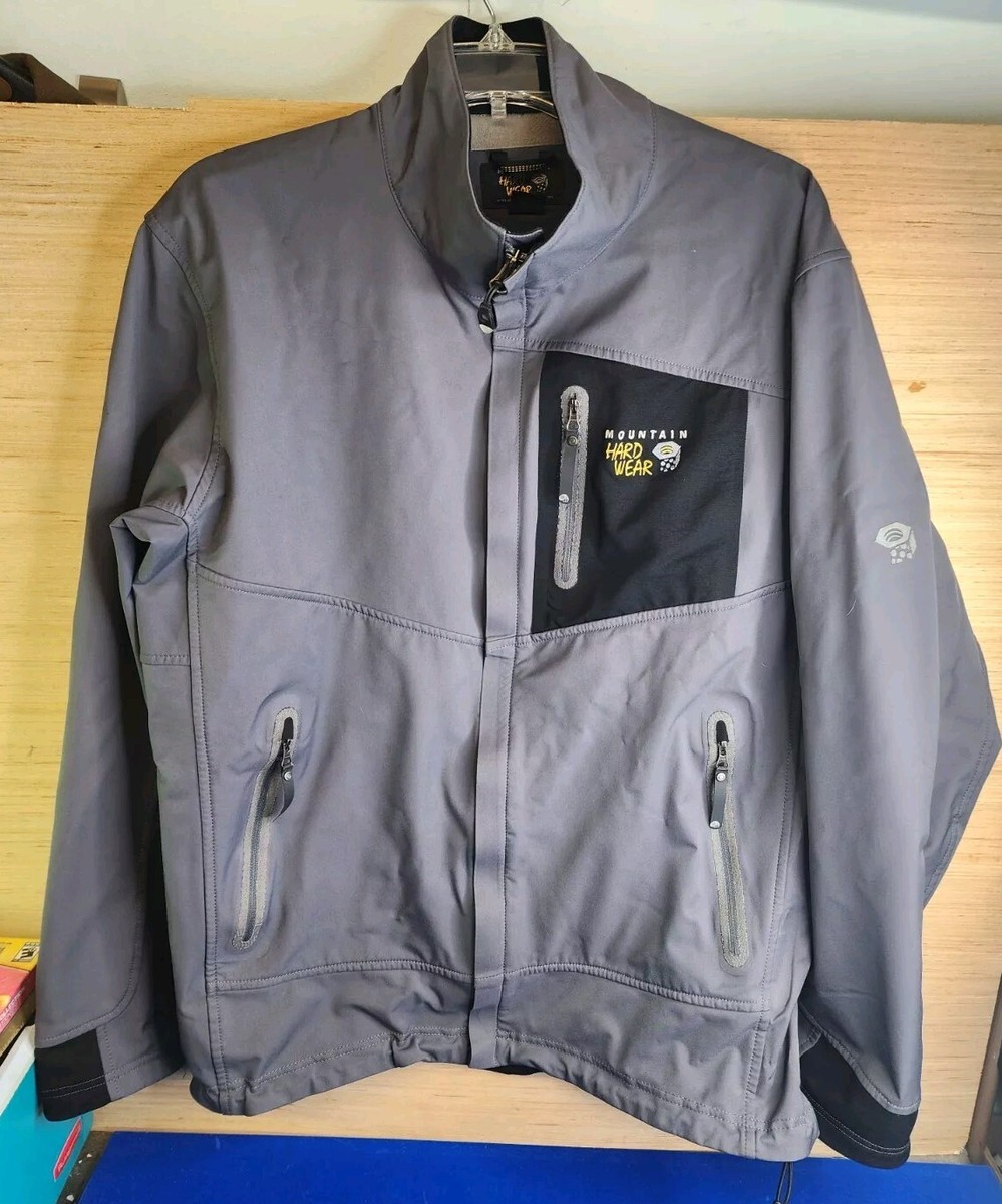 Mountain Hardware Conduit Jacket XL Black and grey Pre-Owned Mountain Hardware Conduit Jacket XL Black and grey Pre-Owned