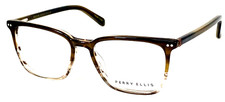 PERRY ELLIS PE449-2 NOS Dark Brown Crystal 53-17-140 Eyeglasses Frame