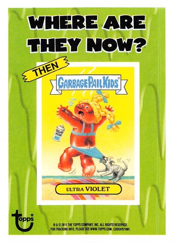 GARBAGE PAIL KIDS 2011 FLASHBACK SERIES 2 PICK-A-CARD YELLOW BASE STICKERS TOPPS - Picture 309 of 321