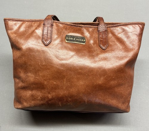 Cole Haan Schultertasche braun Leder
