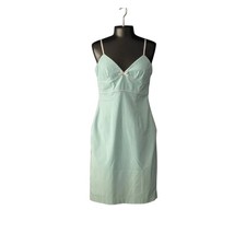 Express Y2K Aqua Spaghetti Strap Bodycon S 6