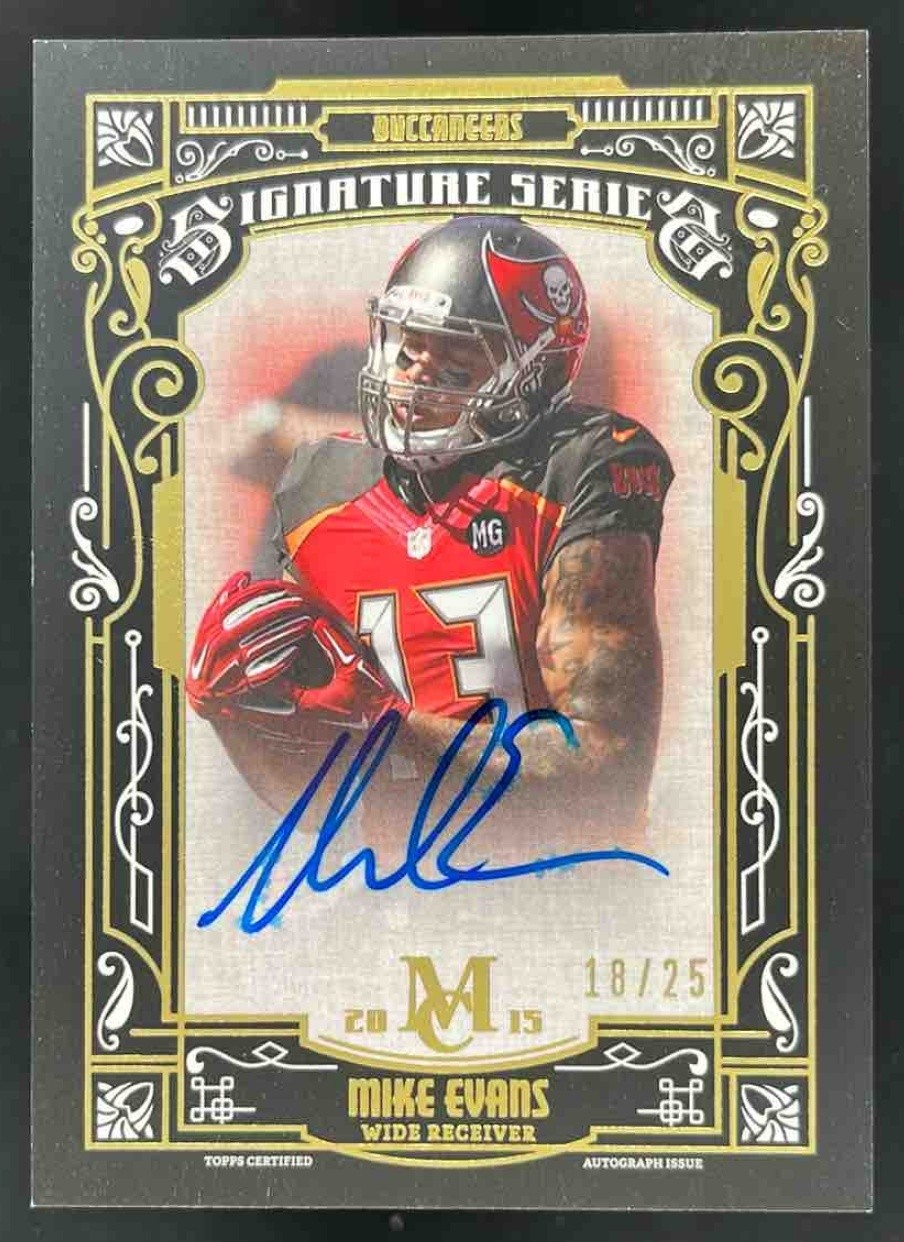 Mike Evans Topps Museum Collection Signature Series Autograph #ME Base
