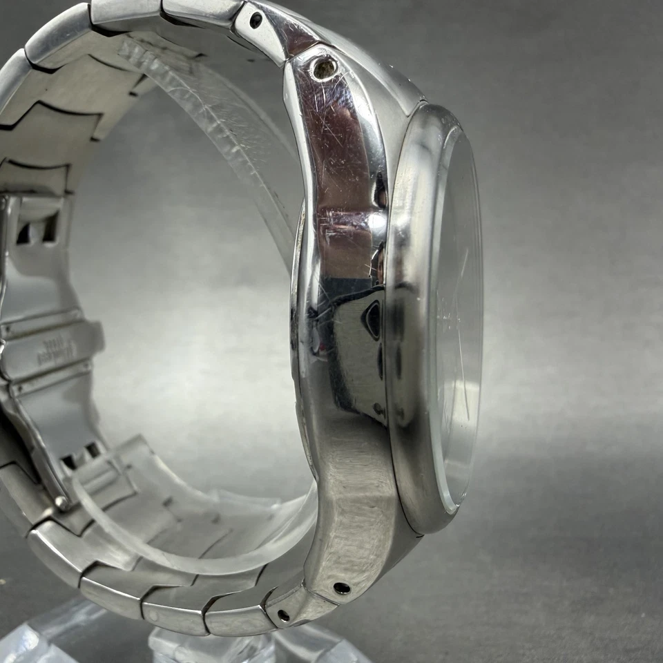 Dolce & Gabbana Sandpiper Chronograph Watch Men 42mm Black Dial Silver New Batt - image 4 of 4