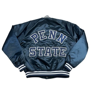 Vintage Chalk Line Penn State Lions Spellout Bomber Jacket Adult