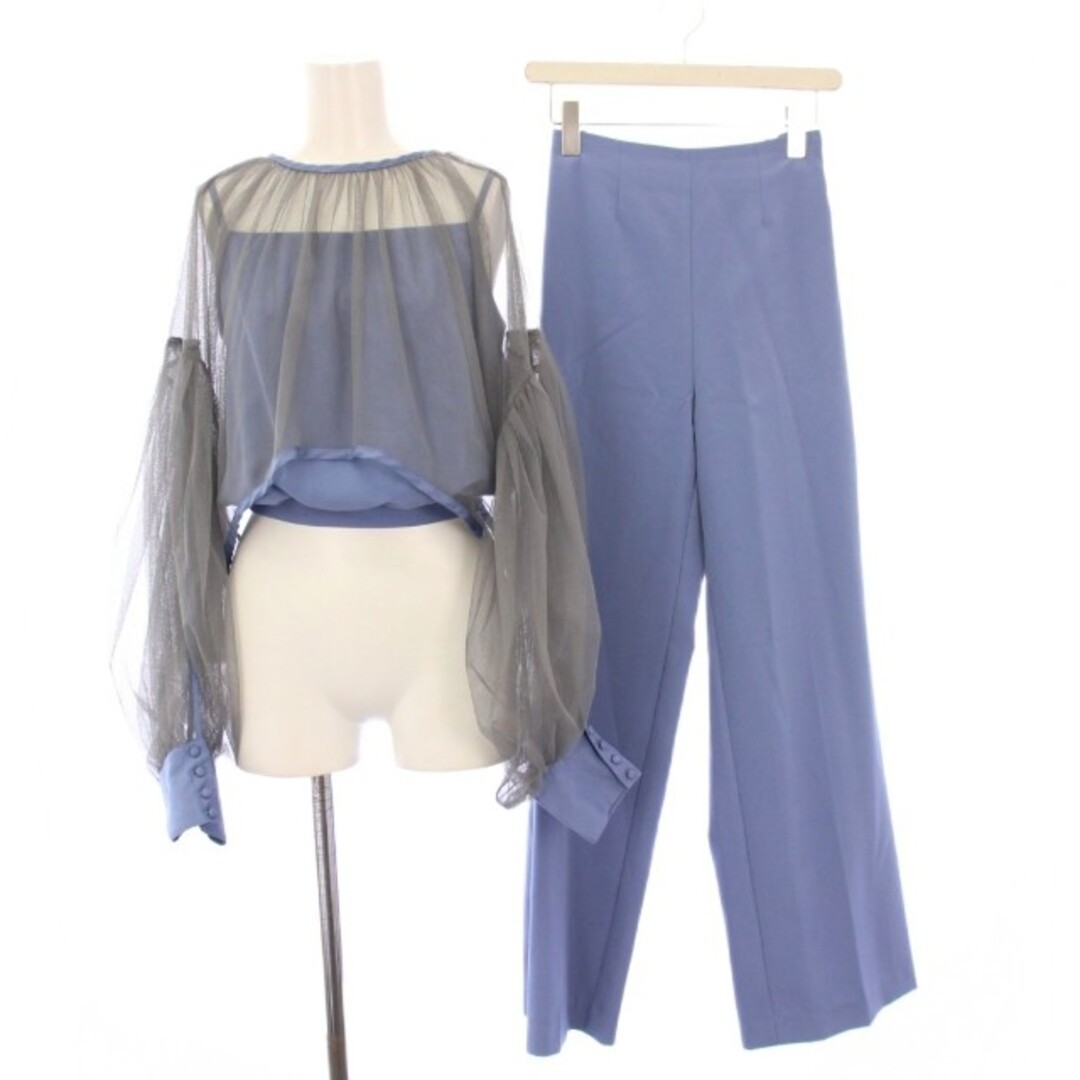Ameri Vintage Setup 3pc Top Camisole Wide Pants M… - image 1