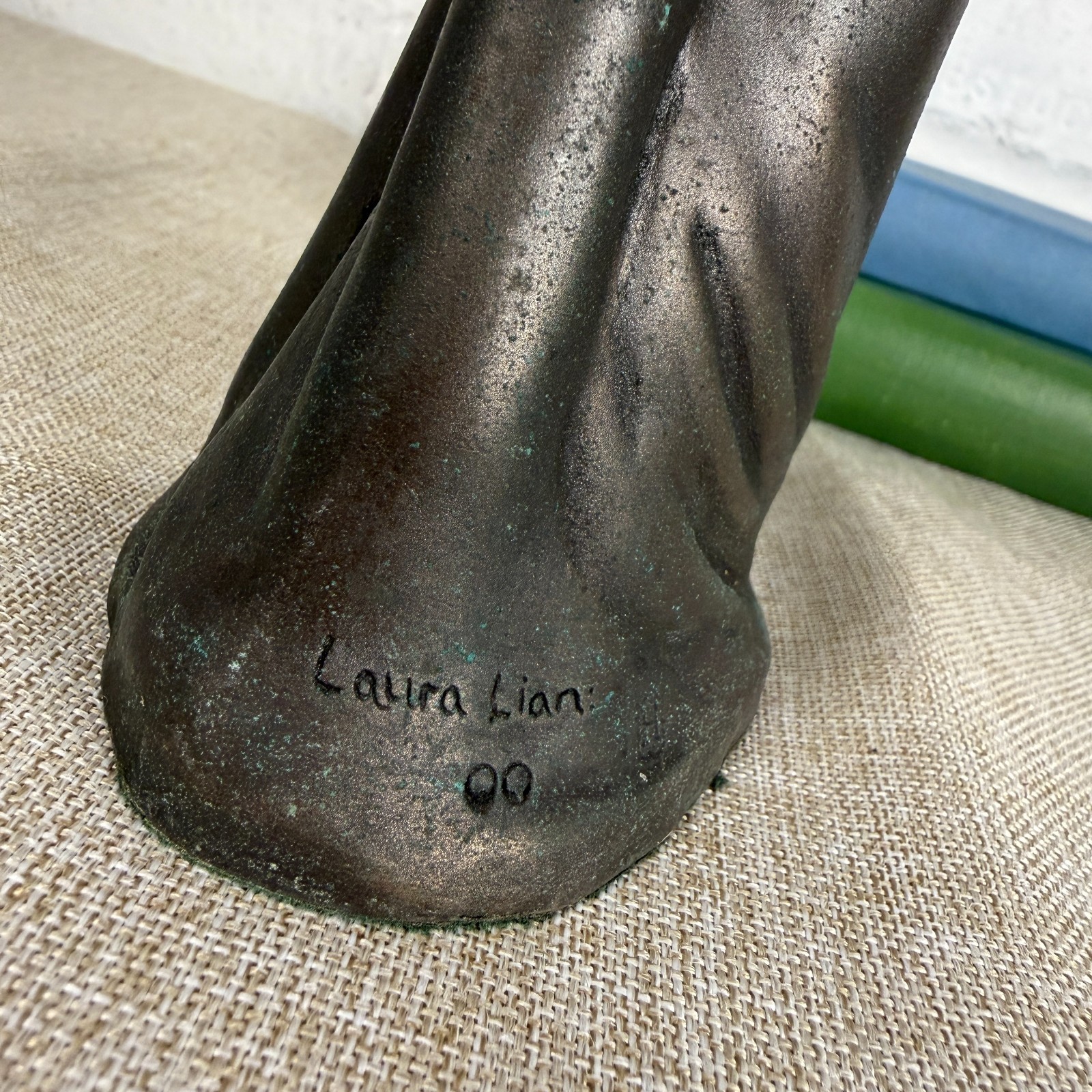 Heredities Laura Lian Dancers Bronze Effect Figurine Couple Dancing Vintage image 10