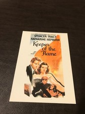 UNPOSTED  MOVIE 4 X 6 POSTCARD - SPENCER TRACY - KEEPER OF THE FLAME