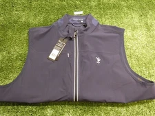 Greyson Coywolf Sport Full-Zip Golf Vest C.C. Logo Maltese Blue Large