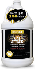 Odorcide Cat Attack Concentrate - Cat Urine Remover for Carpet  Upholstery - Li