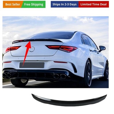 Gloss Black Rear Trunk Lip Spoiler Wing Fit for Mercedes CLA C118 -AMG -AMG 2...