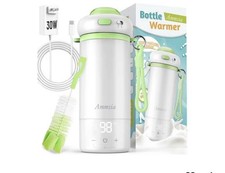 Portable Bottle Warmer 100-240V Fast Heating 17oz Travel Milk Warmer US Plug