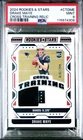 2024 Drake Maye PSA 9 PANINI ROOKIES STARS CROSS TRAINING RELIC PATRIOTS # /399