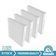 4x Carbon Cabin Air Filter for Wrangler JK 2018 Jeep Wrangler 2011 2012 -2017