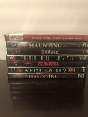 Horror Movie 7 DVD lot White Noise 2, My Bloody Valentine, Phantasm II... TESTED