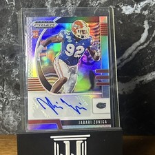 🔥2020 Prizm Draft Picks Rookies Silver Jabari Zuniga Auto RC Florida Gators🔥
