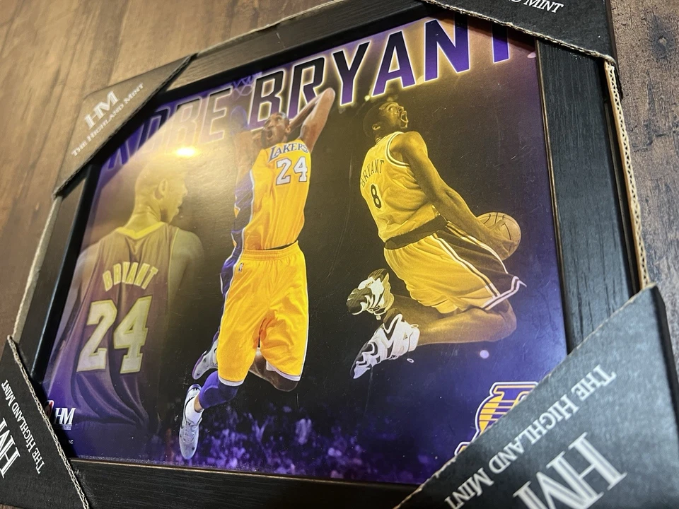Imagen en marco Kobe Bryant Highland como nueva 9x11 Foto 2 de 3