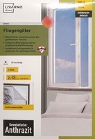 Livarno Home Fenster Fliegengitter 130 X 150 Cm Insektenschutz 2Er Set Anthrazit