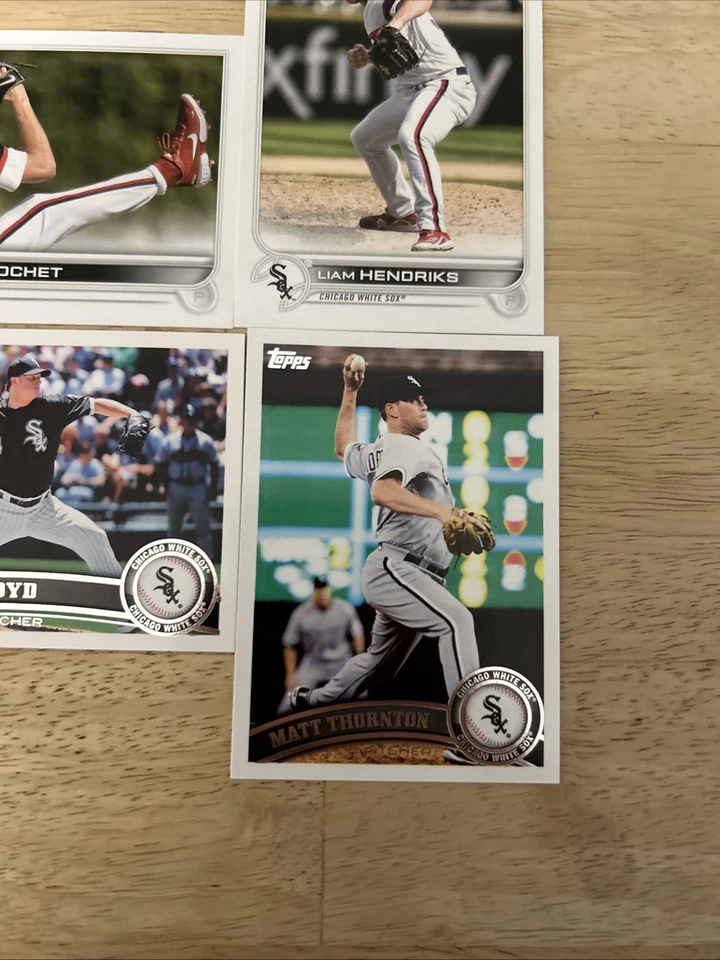 Colección de tarjetas de béisbol de los Medias Blancas de Chicago (10 tarjetas) Foto 2 de 4