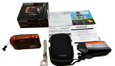 Fujifilm FinePix XP90 Digital Camera/Orange 16.4MP/Waterproof w/Battery/SD/Box