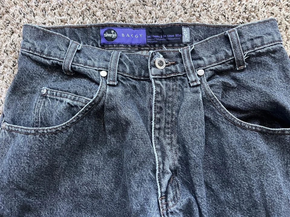 Jeans holgados Levis SilverTab para hombre 32x30 (medidas 29 X 30) vintage Y2K Foto 2 de 4