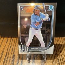 2025 Bowman Chrome Chandler Simpson RC Rays 