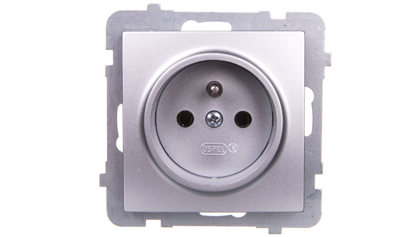 Ospel As Einzelsteckdose Mit/Ohne Silber Gp-1Gz/M/18 - Bild 2