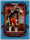 2022 Panini Prizm Football Blue Wave Denzel Ward #73