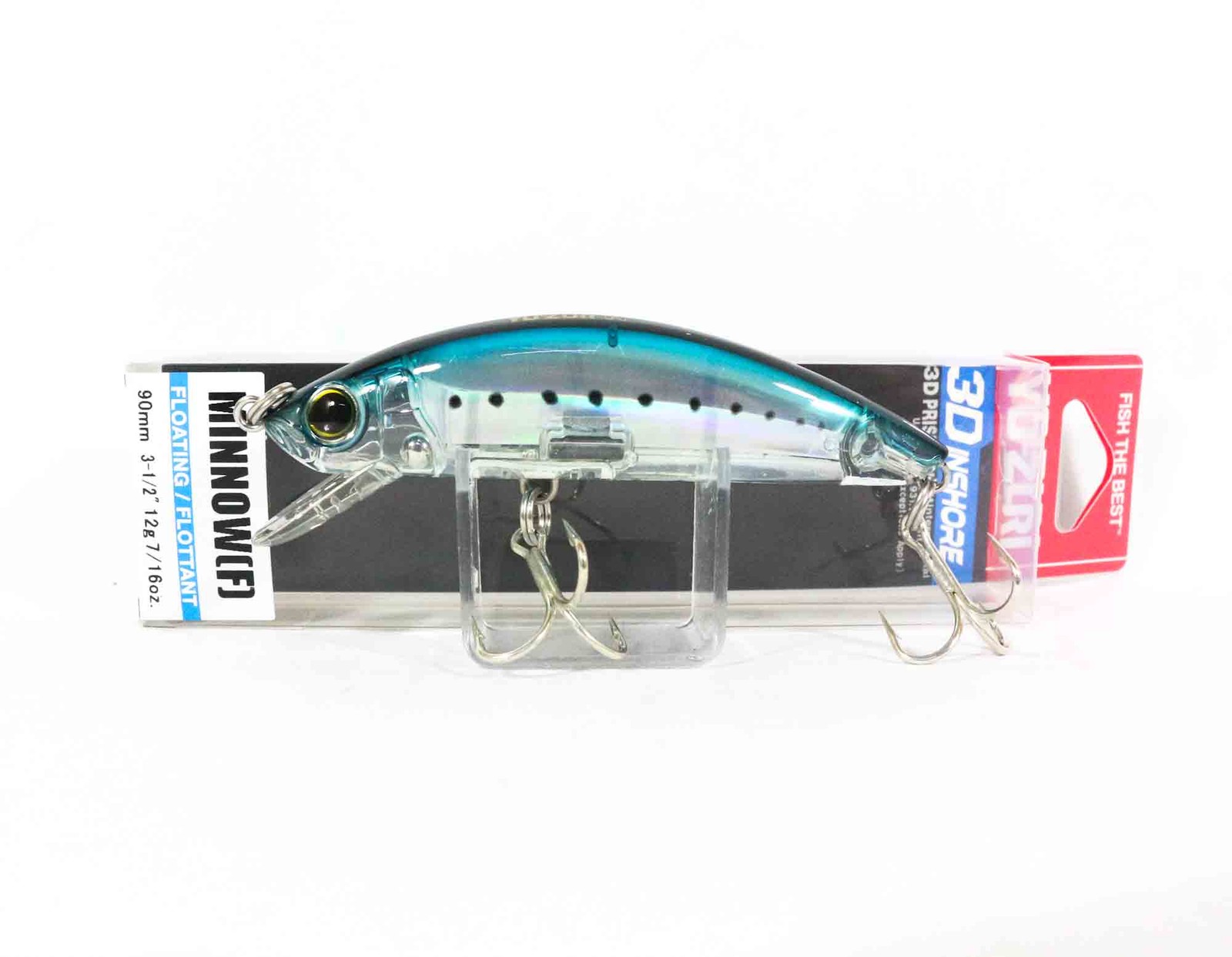 Yo Zuri Duel 3D Inshore Minnow 90 Floating Lure R1212-GHIW (7371)
