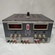 BK Precision Model 1660 Triple Output DC Power Supply Tested For Power