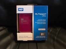 NEW WD My Passport Ultra 2TB Wild Berry USB 3.0 HDD WDBBKD0020BBY-NESN