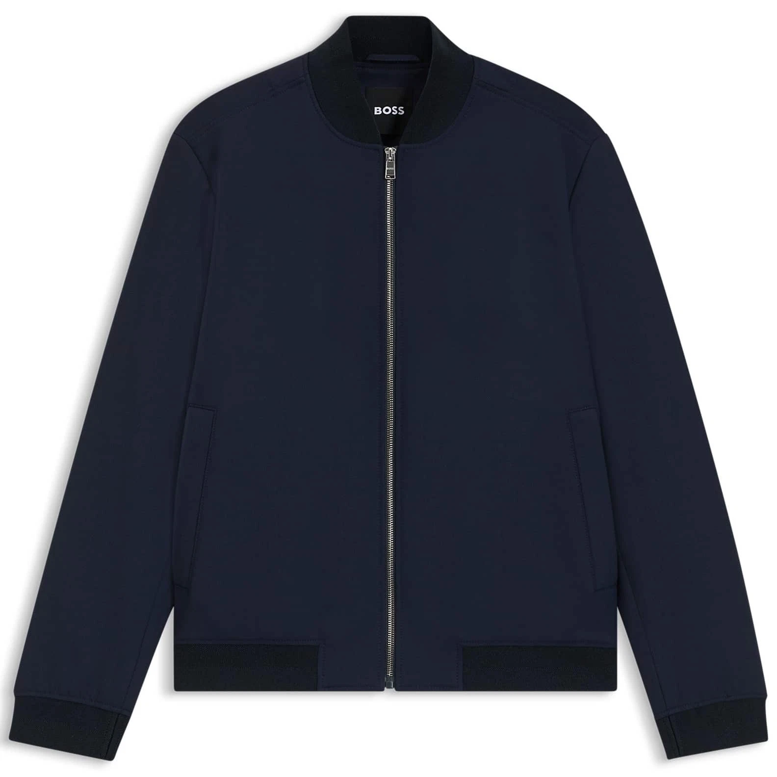 BOSS P-HANRY MACHINE-WASHABLE STRETCH FABRIC SLIM-FIT JACKET