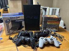 Console PS2 Playstation, giochi, controller, supporto, microfono LEGGI senza cavi