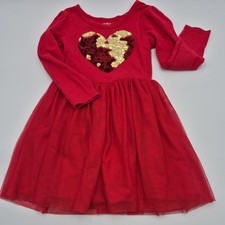 Carter's Girl's Tulle Dress With Flip Image Size 5 Heart