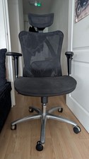 SIHOO Ergonomic Home Office Chair, High Back Mesh Executive Computer Chair Black