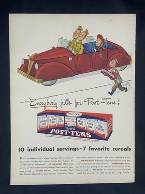 Magazine Ad* - 1946 - Post-Tens Cereal